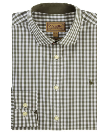 Thorpeness Tailored Shirt - Beetle Green Check