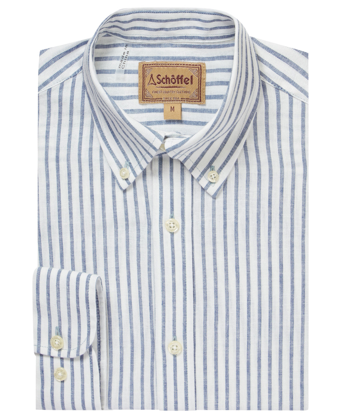 Walsingham Linen Shirt - Blue Stripe