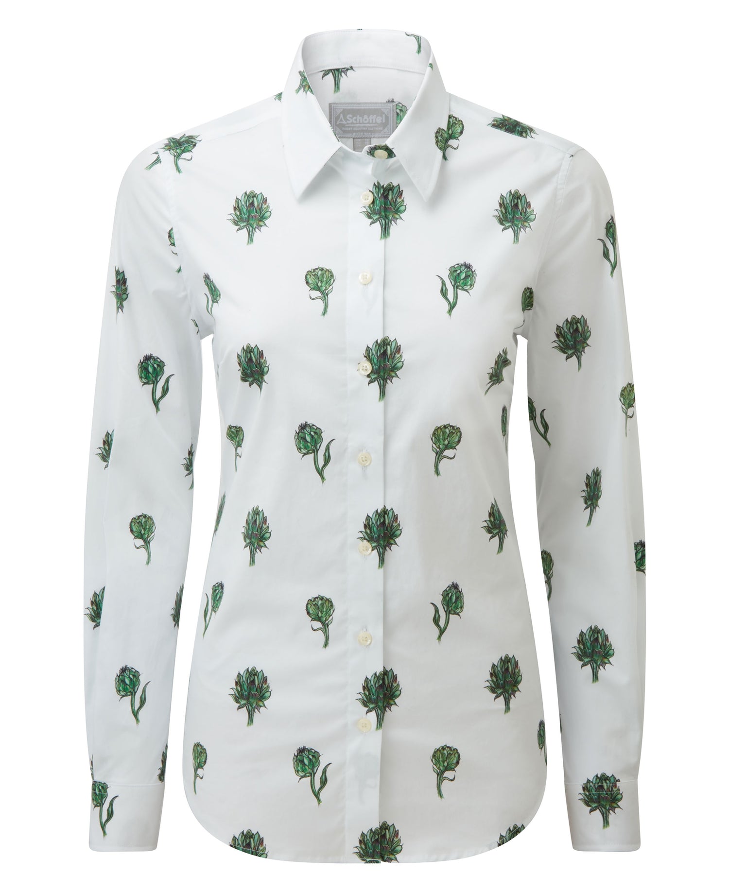 Norfolk Shirt - Artichoke Print