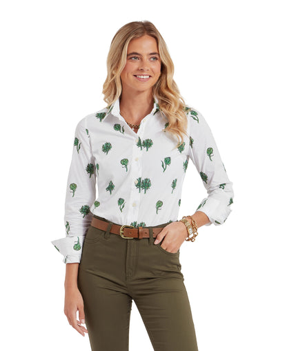 Norfolk Shirt - Artichoke Print