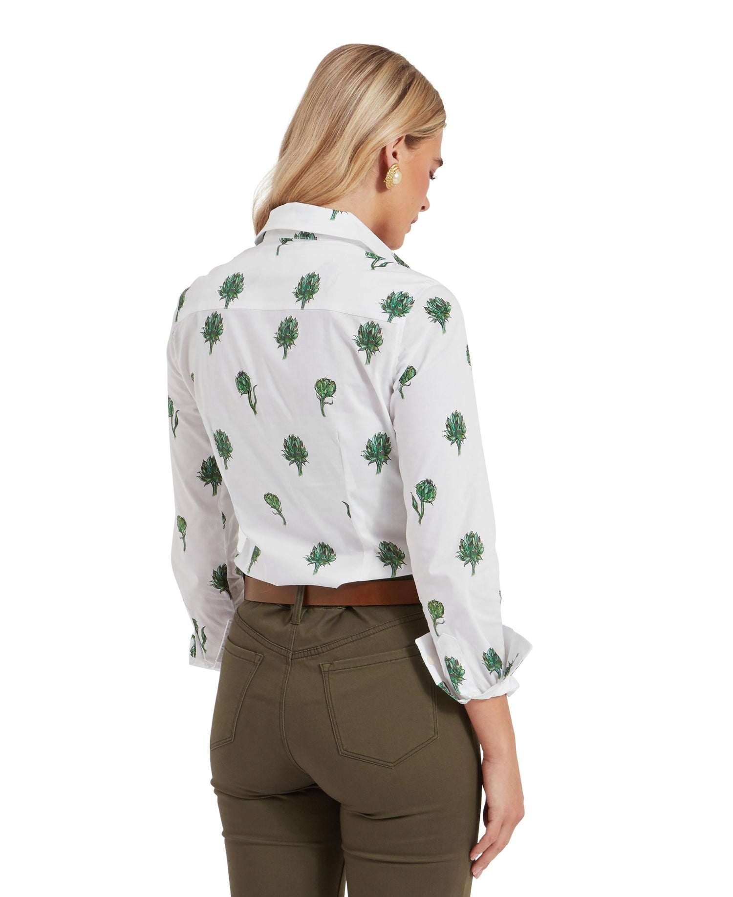 Norfolk Shirt - Artichoke Print