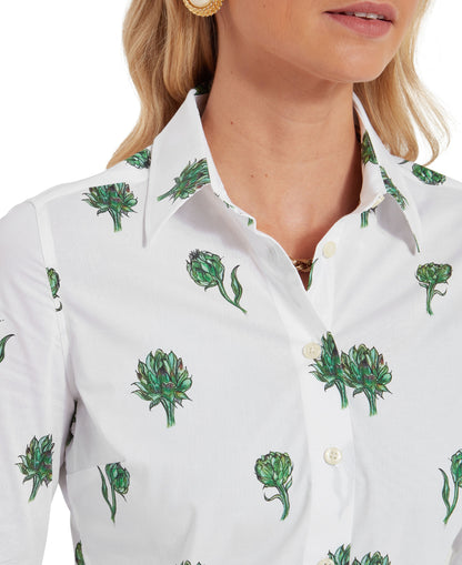 Norfolk Shirt - Artichoke Print