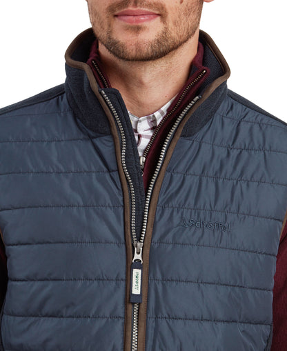 Oakham Hybrid Gilet - Petrol Blue