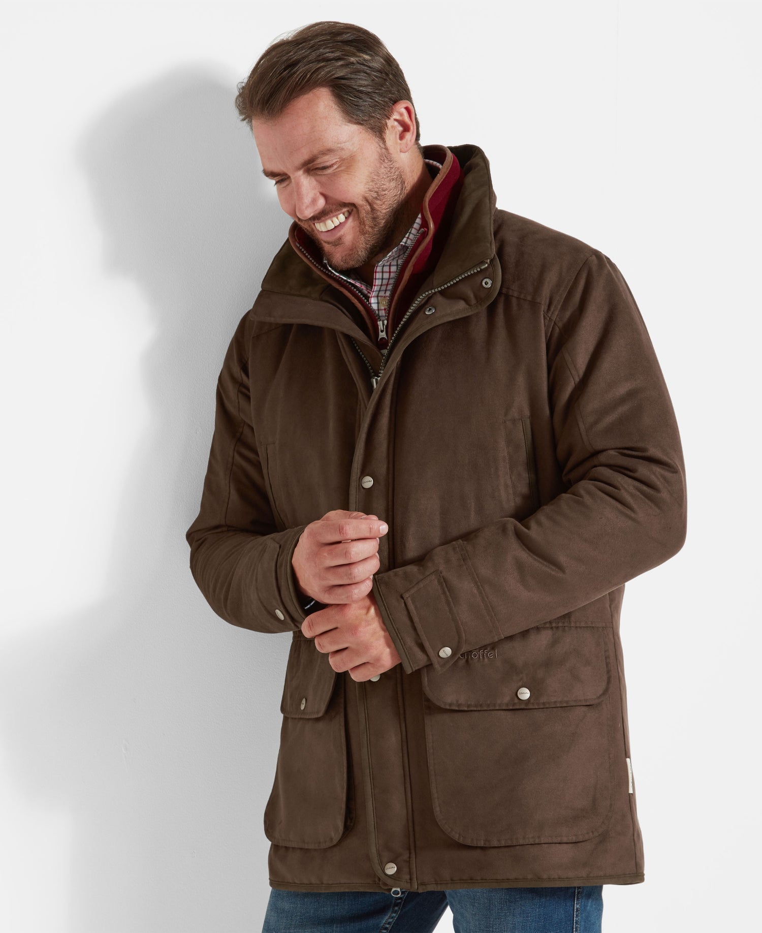 Oundle Country Coat - Coffee Bean