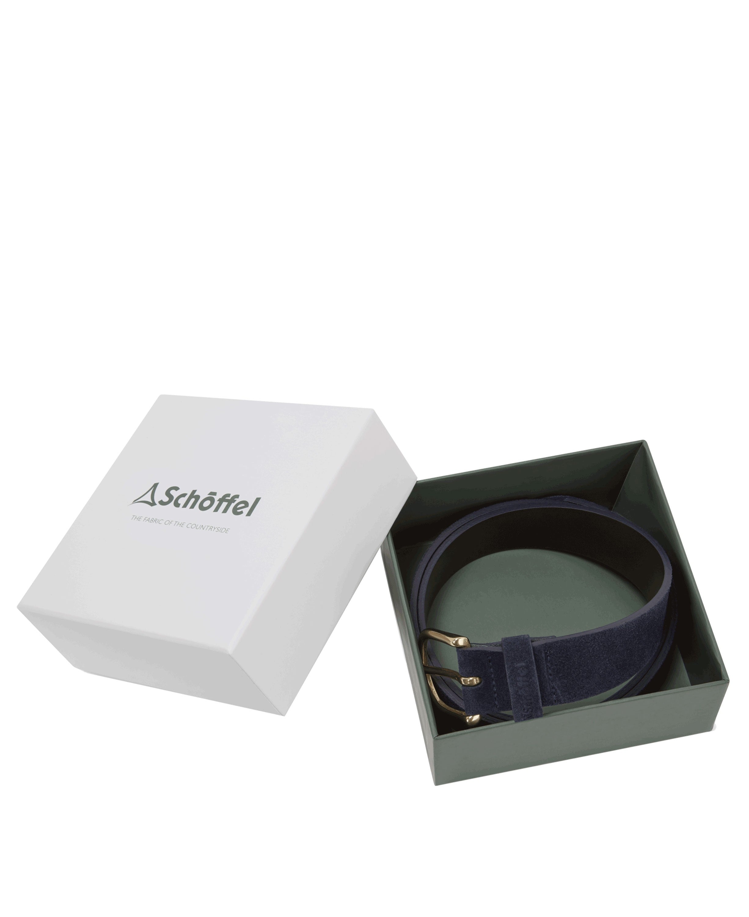 Padley Suede Belt - Navy