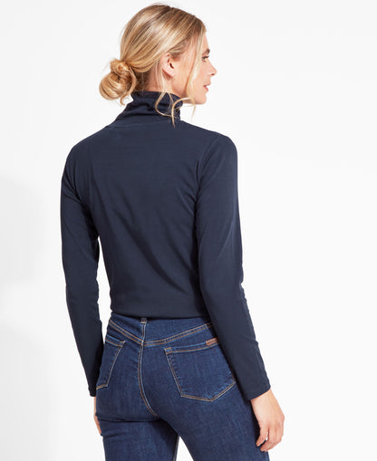 Rosedale Roll Neck Jumper - Navy