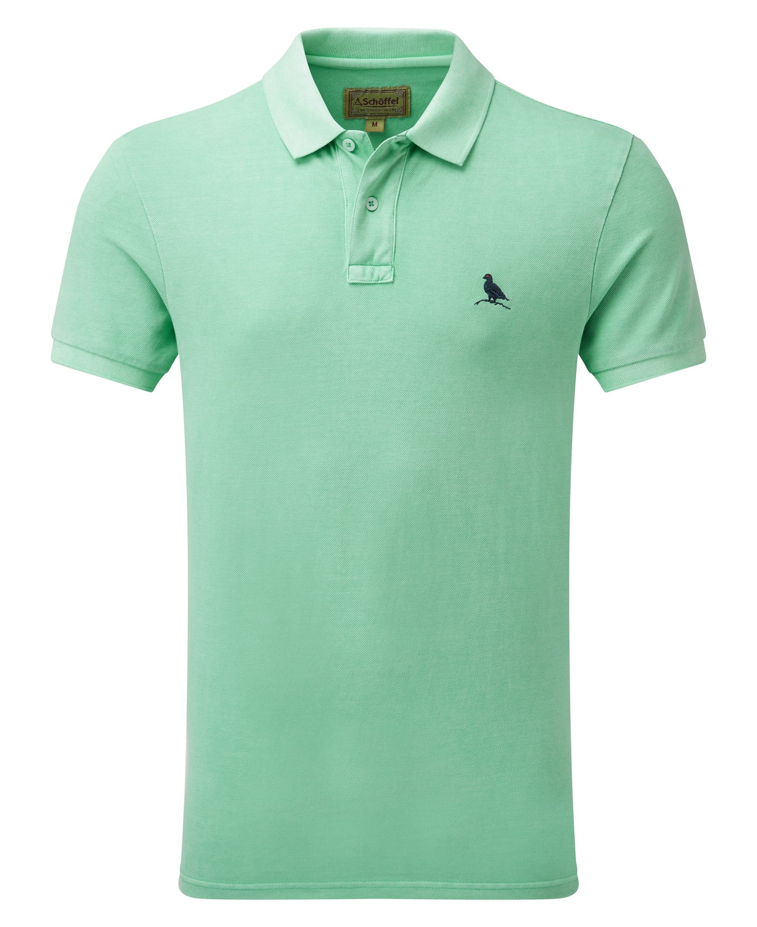 St Ives Garment Dyed Polo Shirt - Sea Green