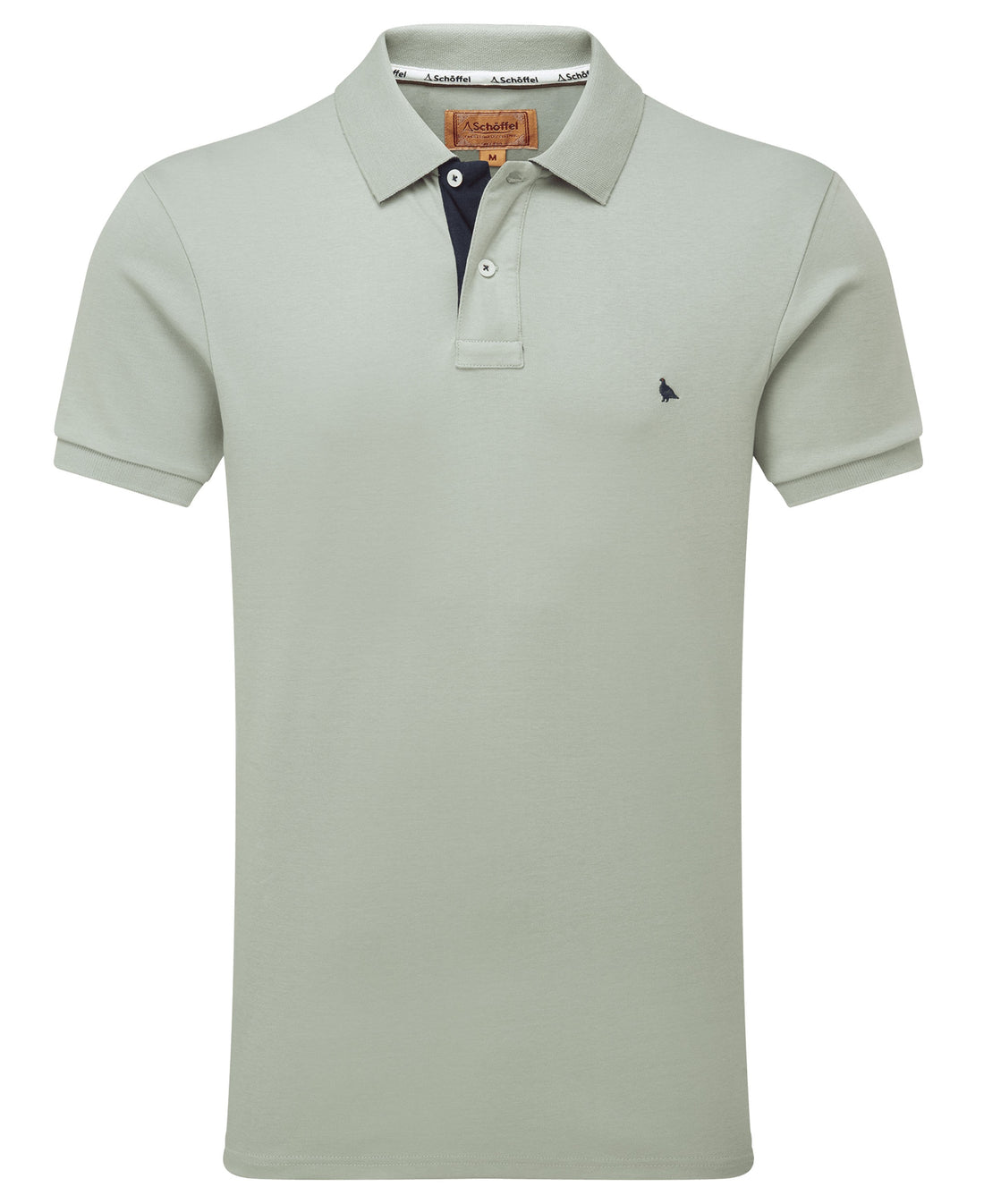 St Ives Jersey Polo Shirt - Aqua Grey