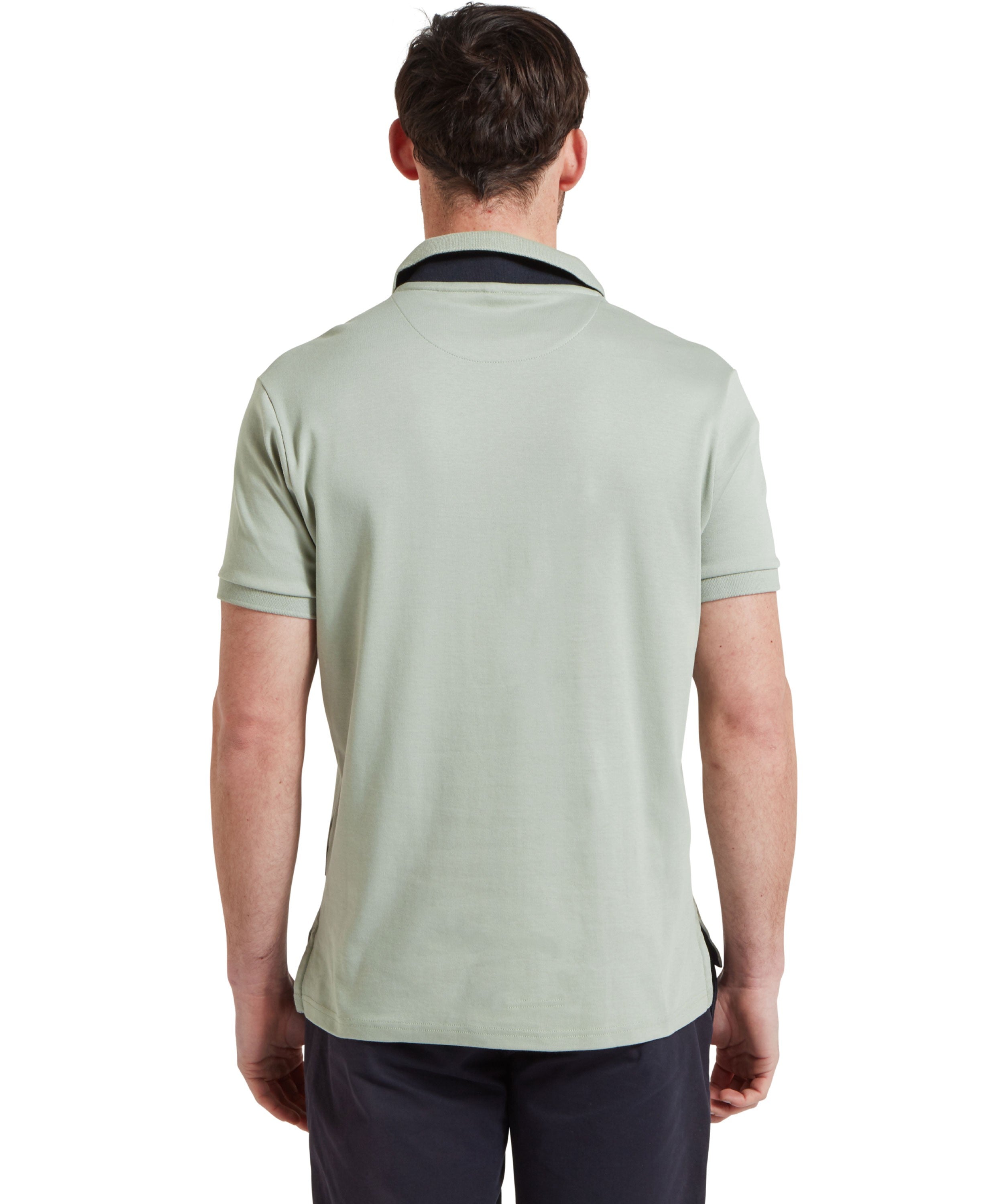 St Ives Jersey Polo Shirt - Aqua Grey