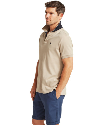 St Ives Jersey Polo Shirt - Cobblestone
