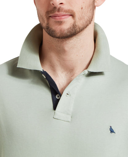 St Ives Jersey Polo Shirt - Aqua Grey