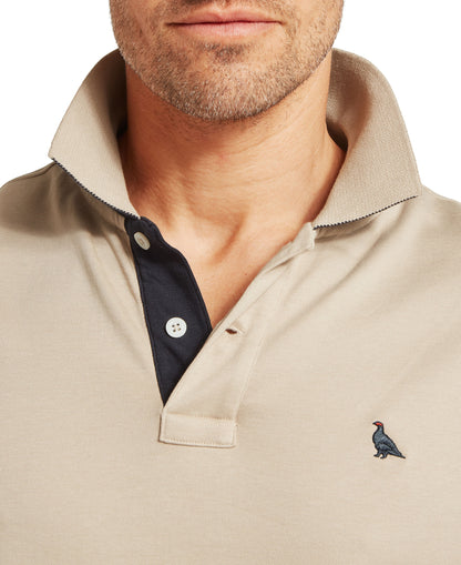 St Ives Jersey Polo Shirt - Cobblestone