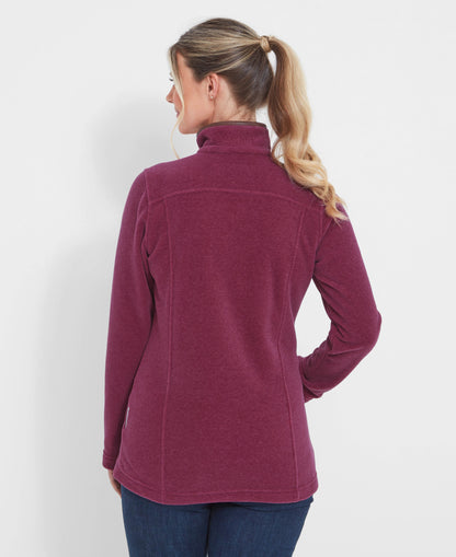 Tilton 1/4 Zip Fleece - Mulberry