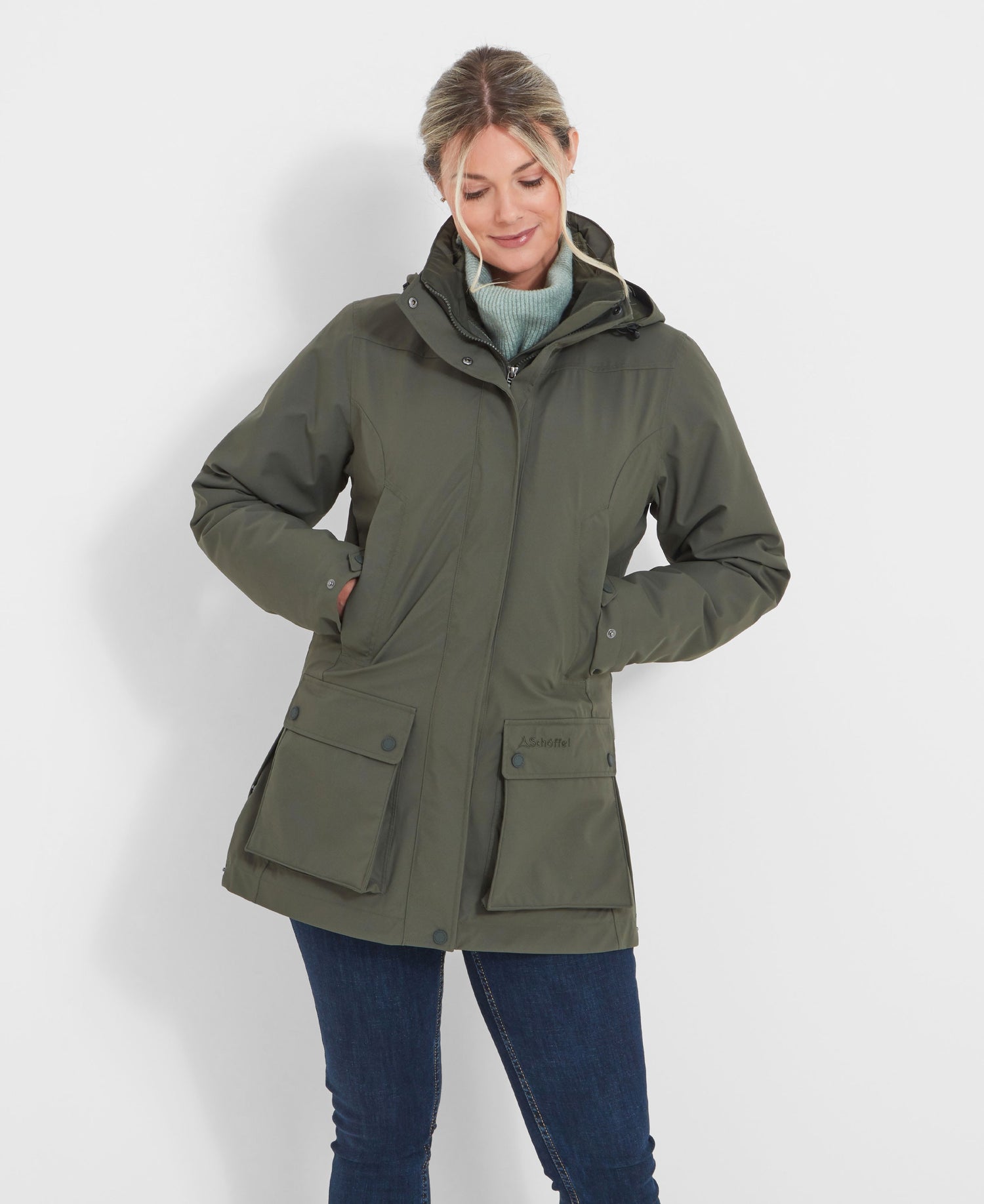 Uppingham 3 In 1 Coat - Forest