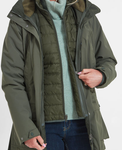 Uppingham 3 In 1 Coat - Forest