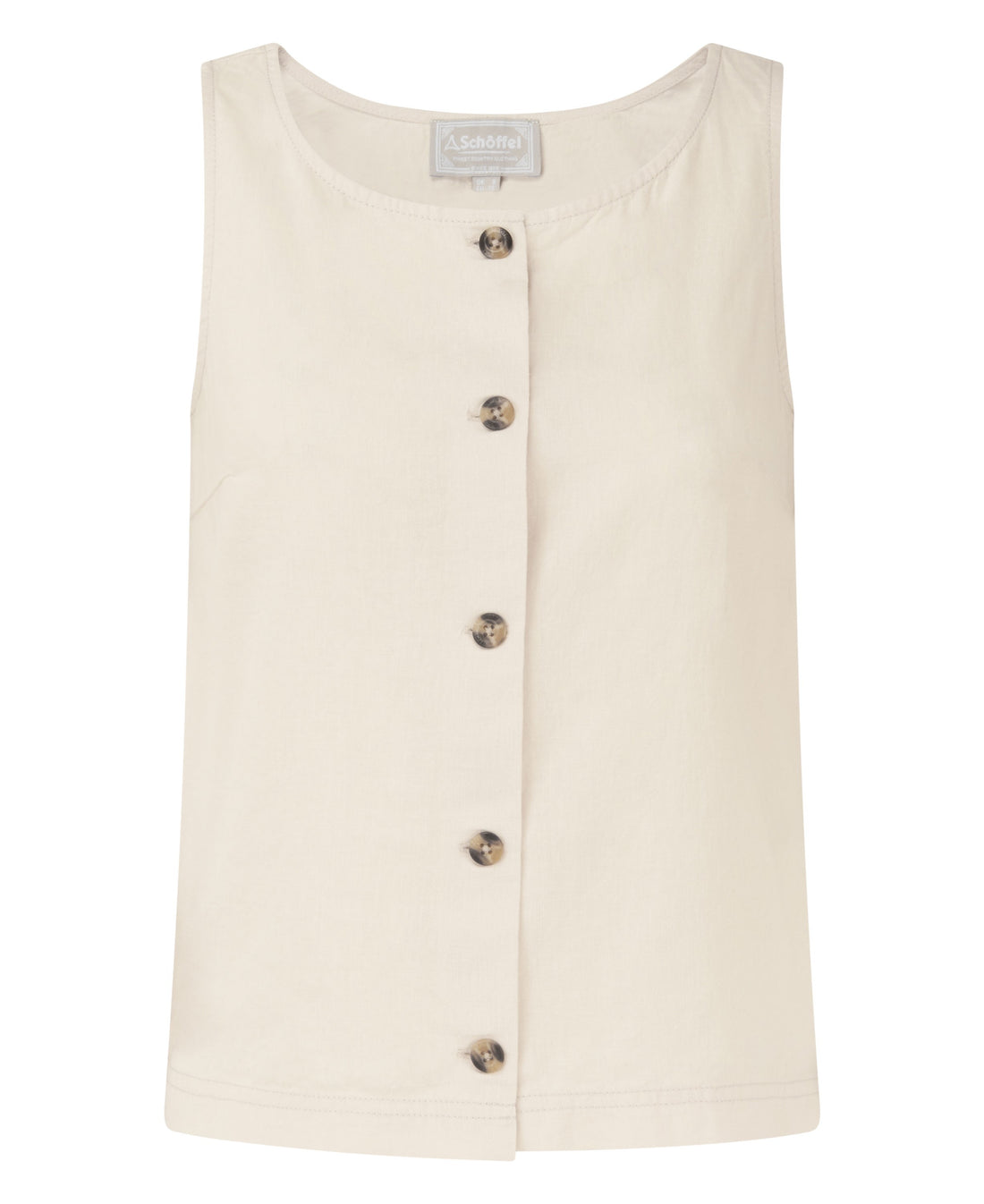 Elsworth Linen Top - Oat