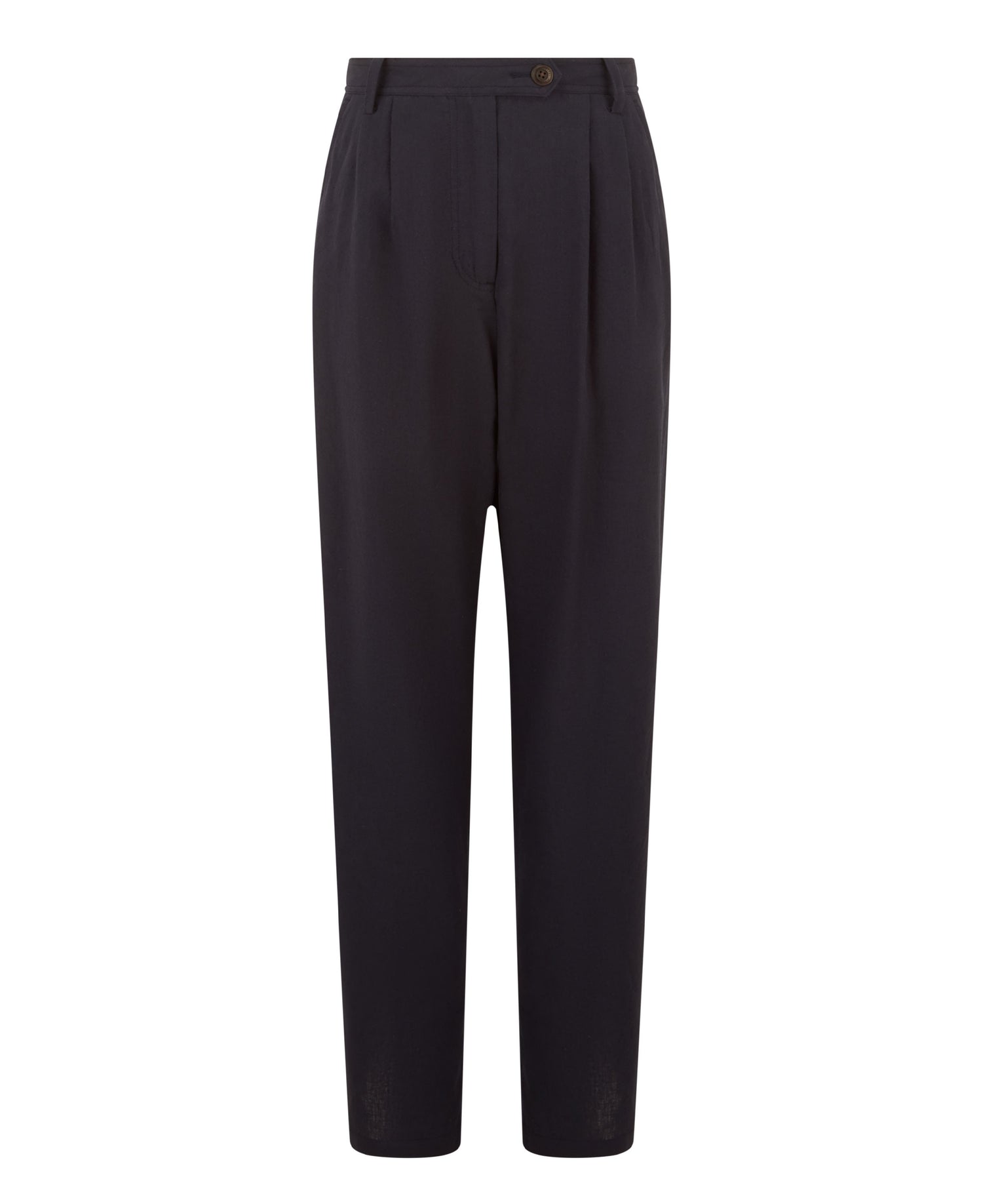 Dahlia Linen Trousers - Navy