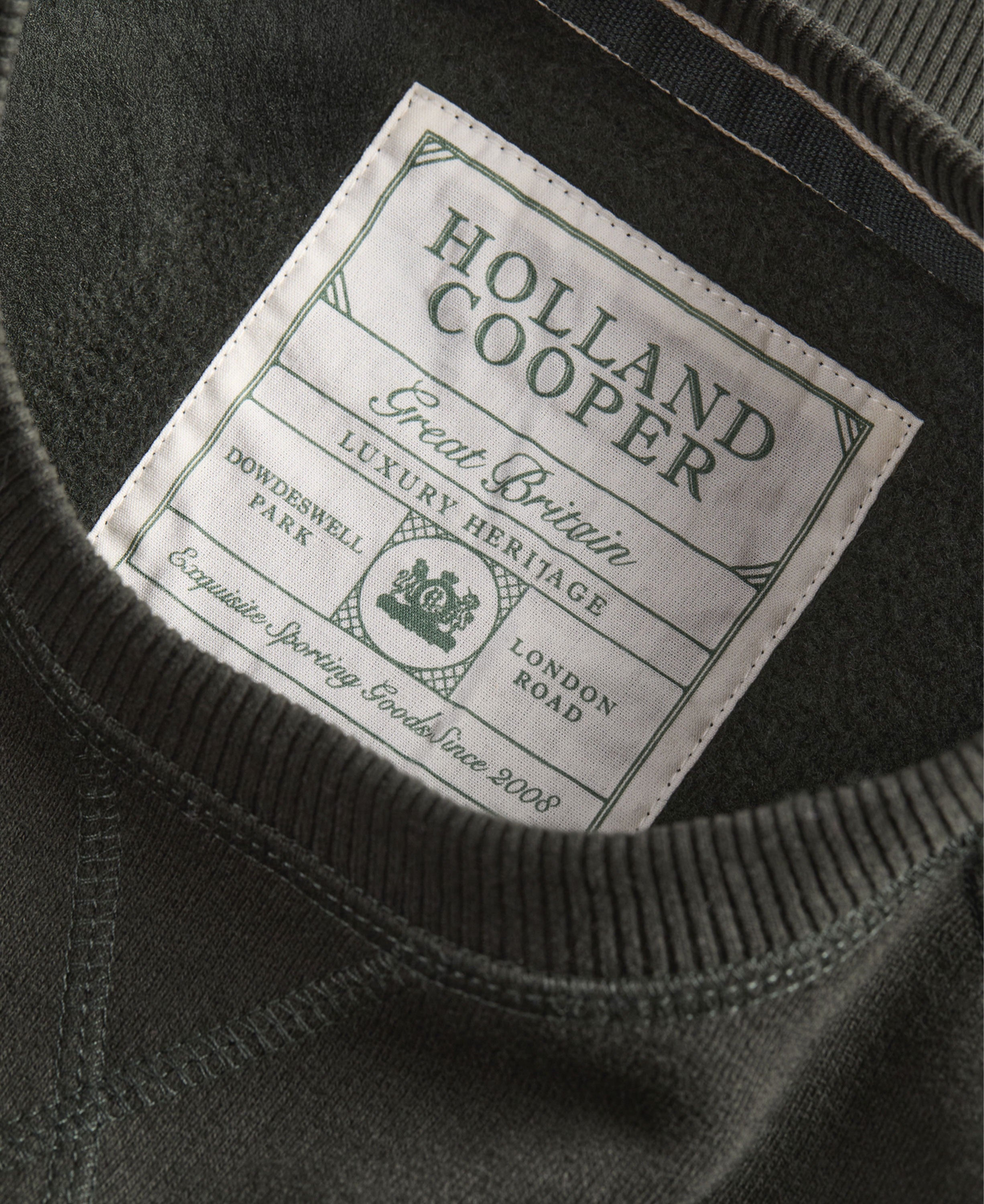 Script Crew Sweat - Racing Green