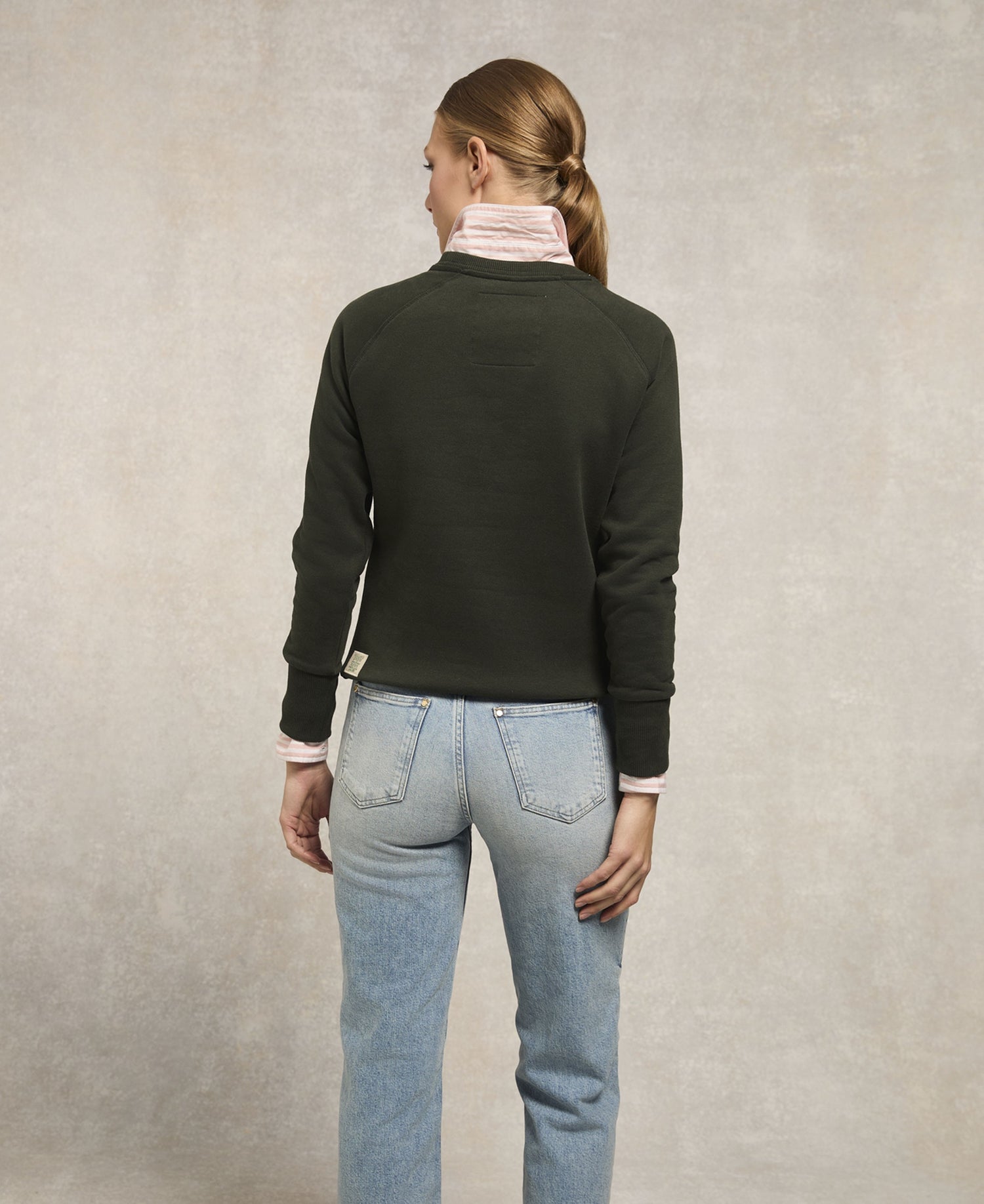 Script Crew Sweat - Racing Green