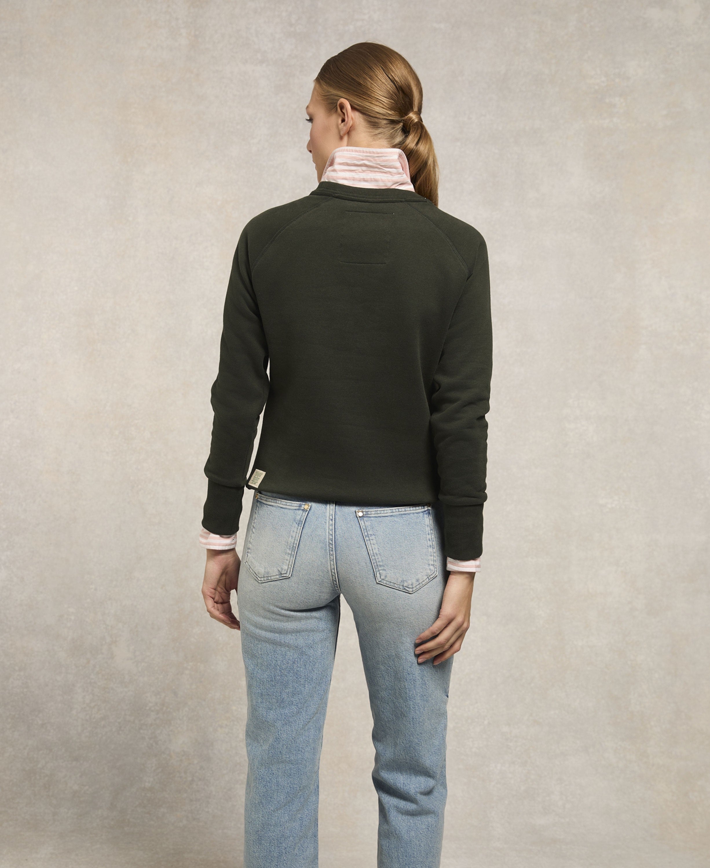 Script Crew Sweat - Racing Green