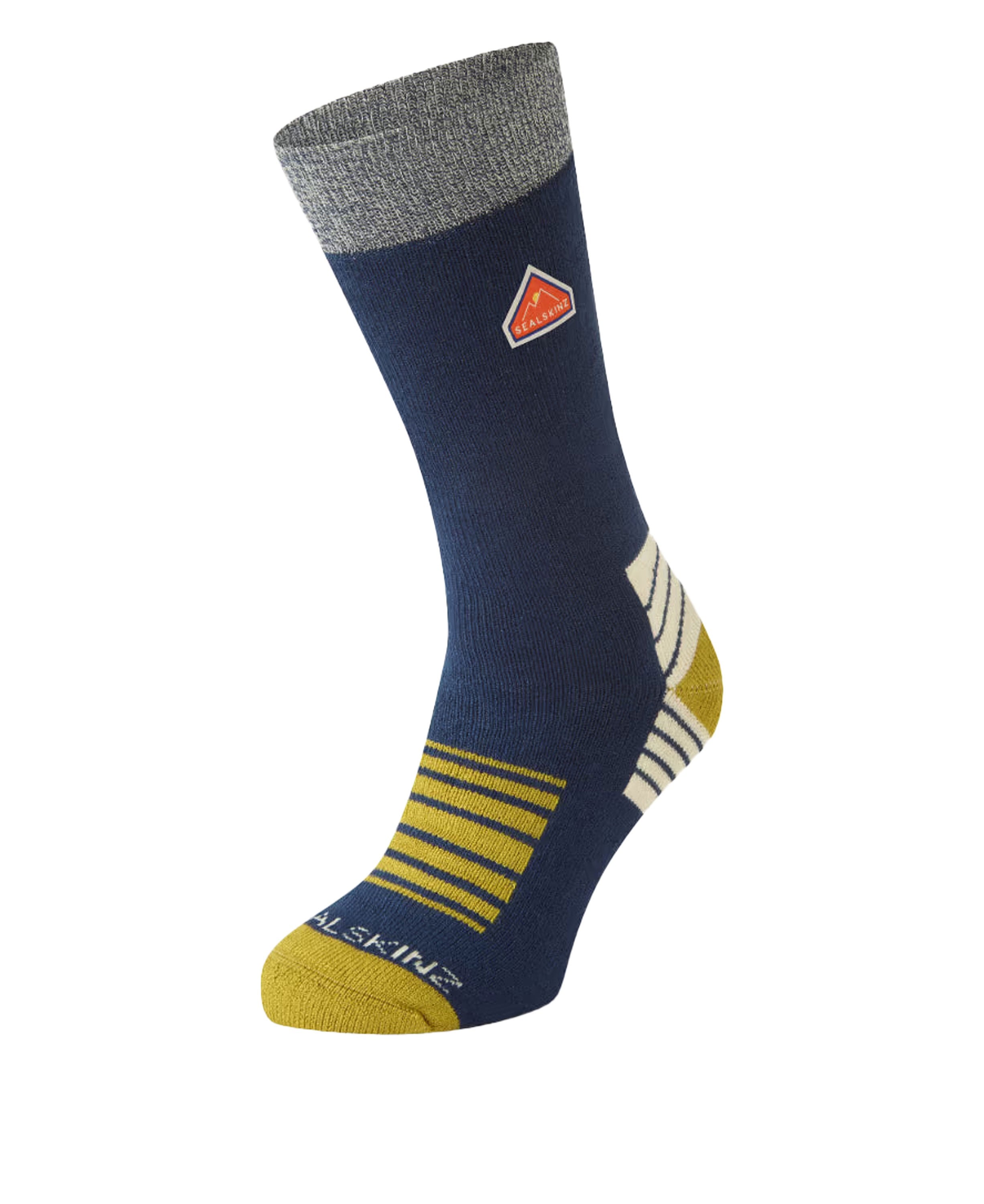 Attlebridge Bamboo Mid Length Hiking Sock - Navy