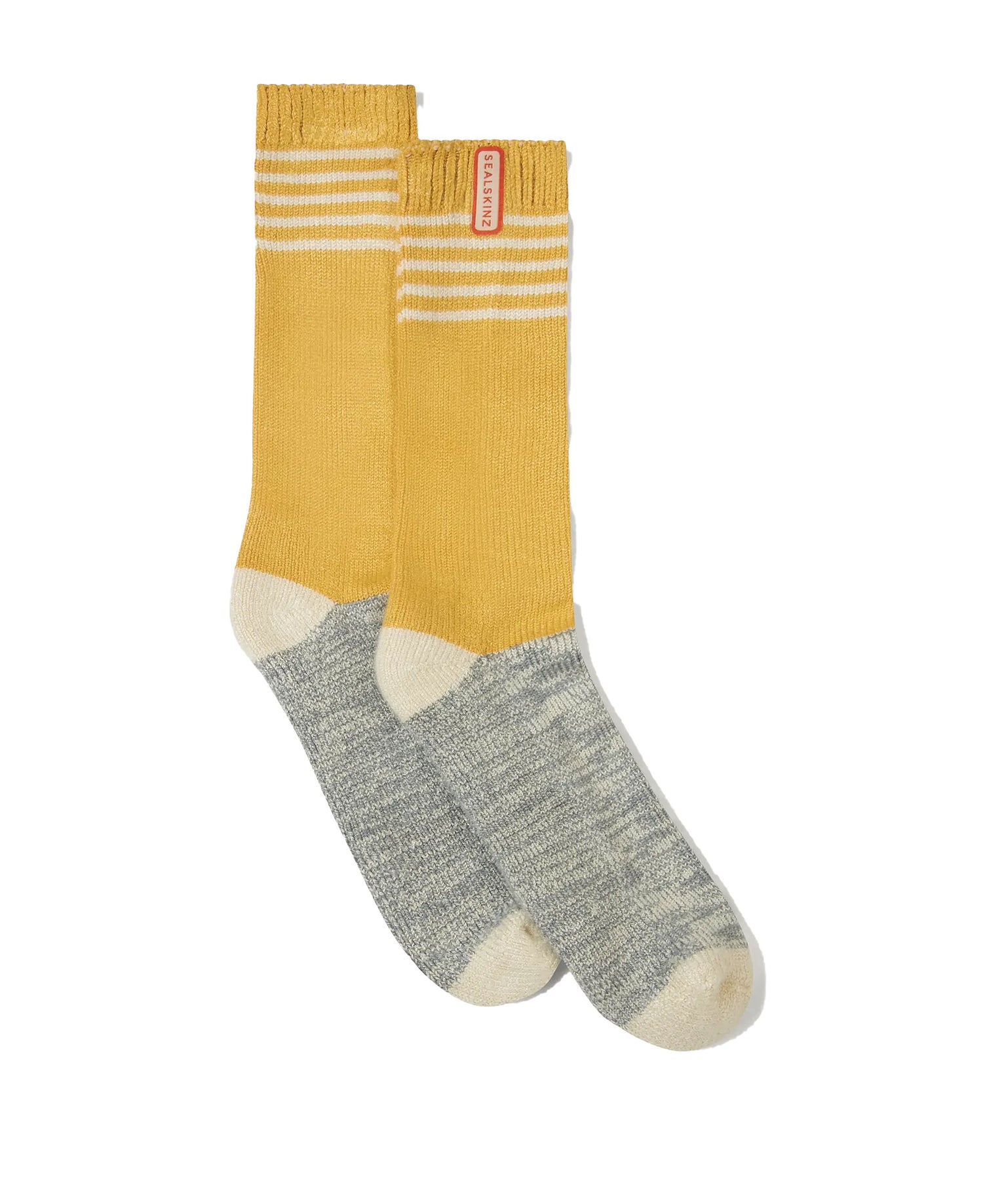 Bawdeswell Bamboo Mid Length Lightweight Sock - Yellow