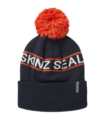 Heacham Waterproof Icon Bobble Hat - Navy