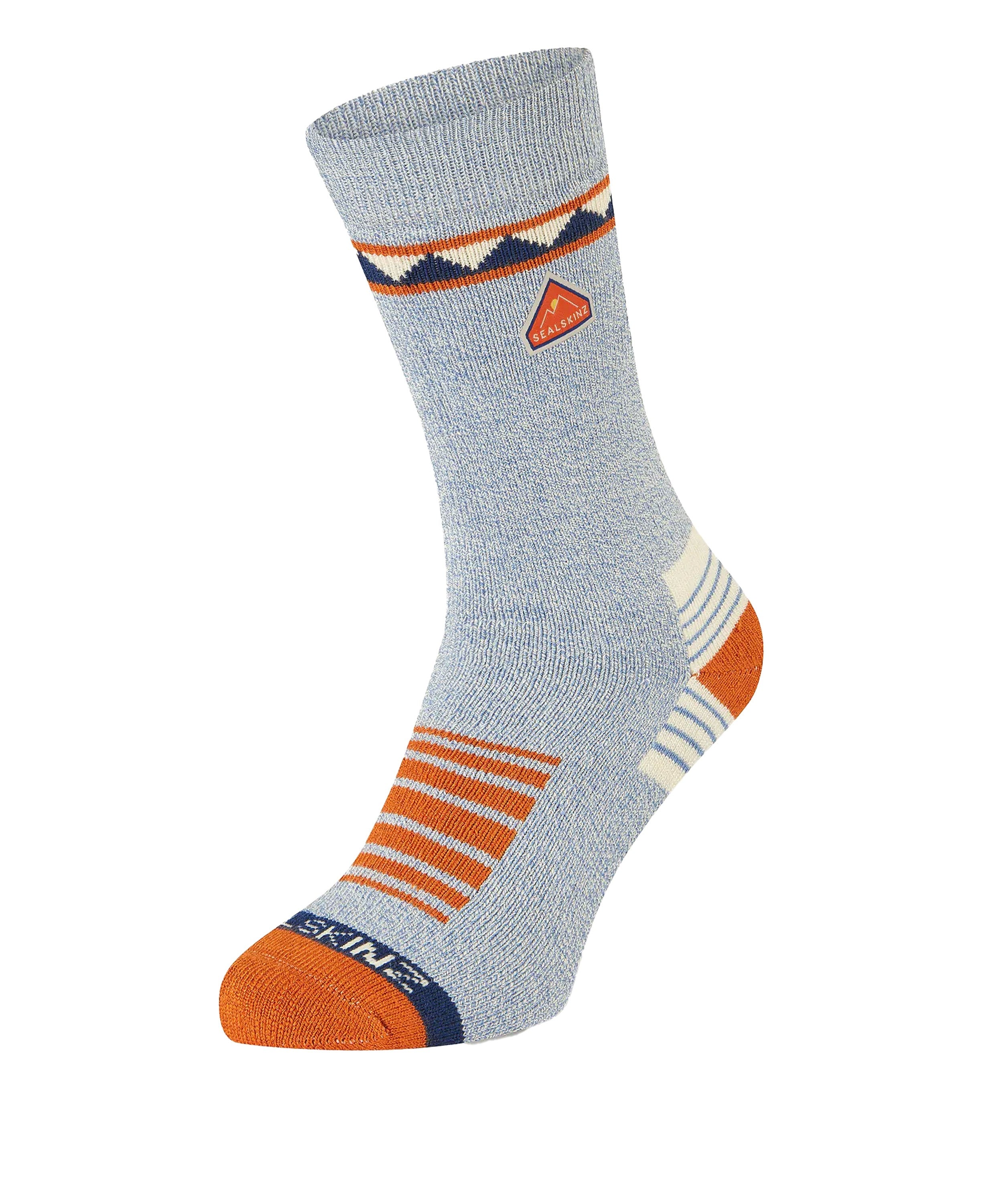 Kimberley Bamboo Mid Length Hiking Sock - Blue