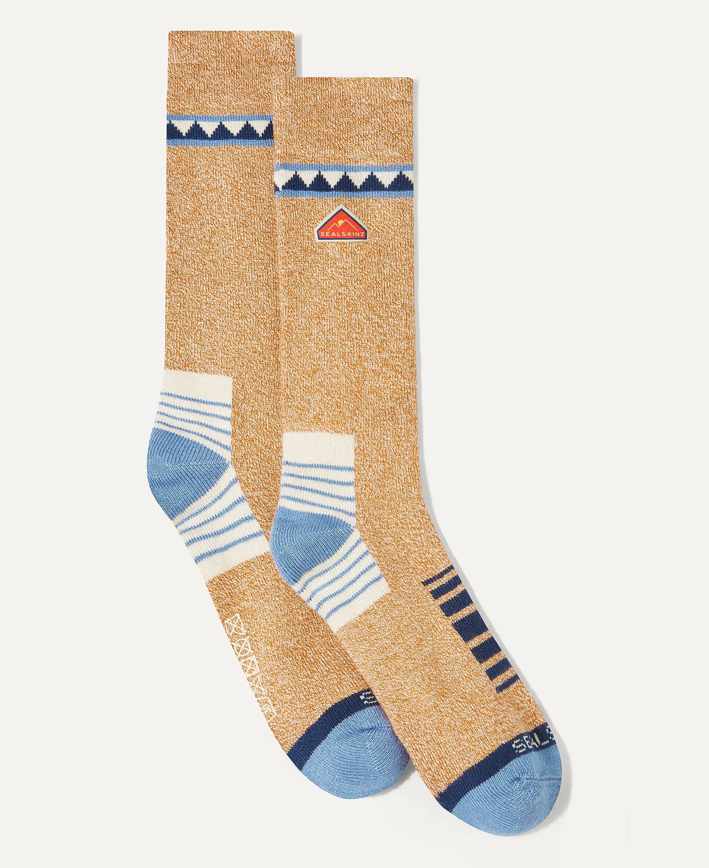 Kimberley Bamboo Mid Length Hiking Sock - Orange