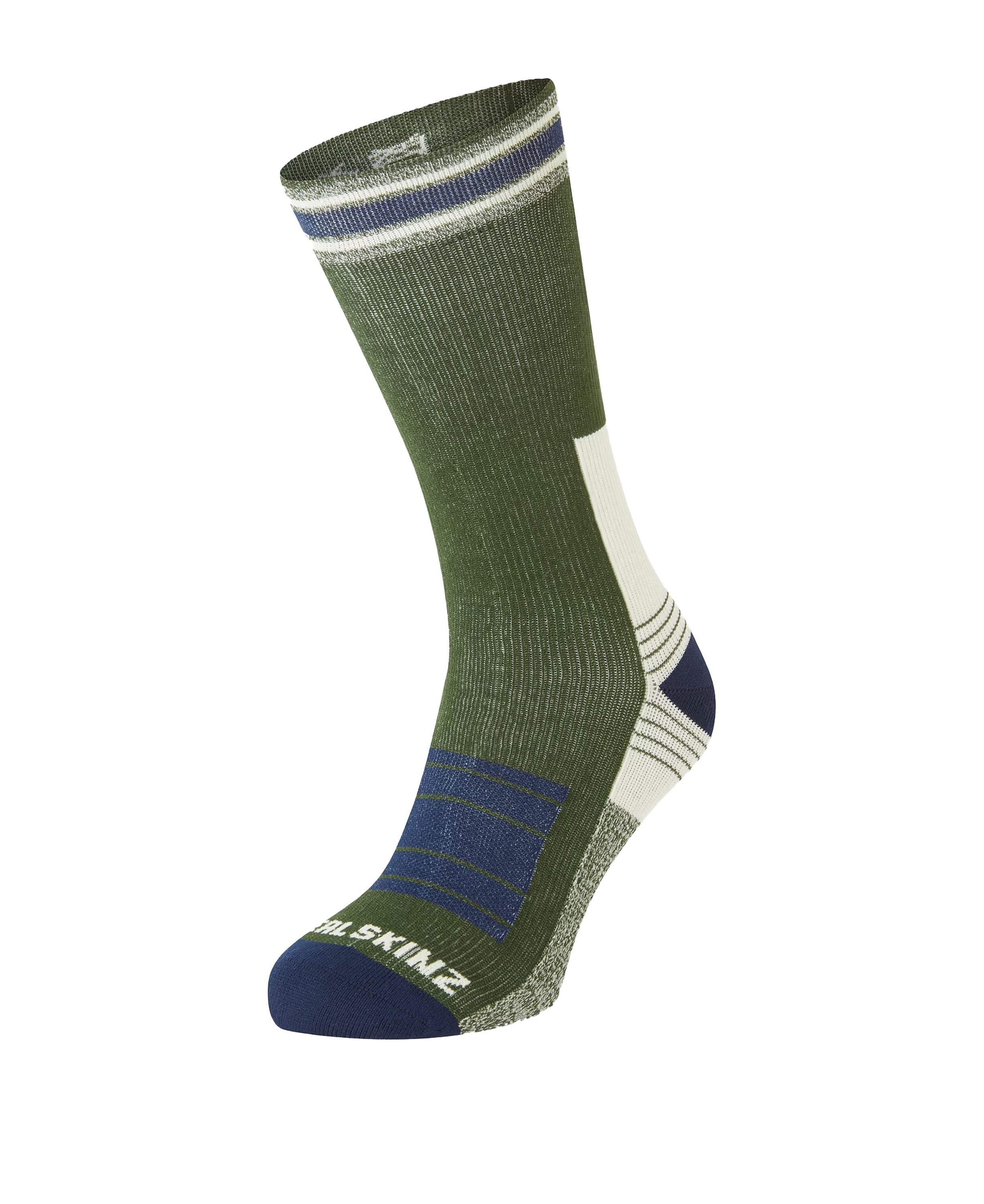 Norwich Waterproof Mid Length Hiking Sock - Olive