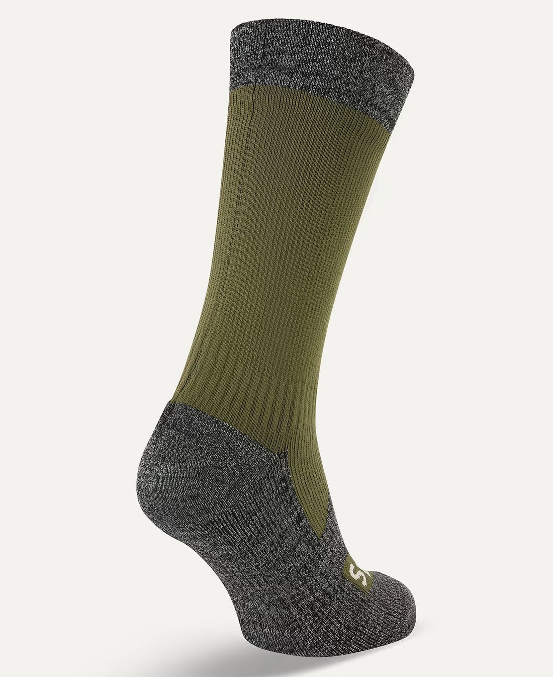 Raynham Waterproof Mid Length Sock - Olive
