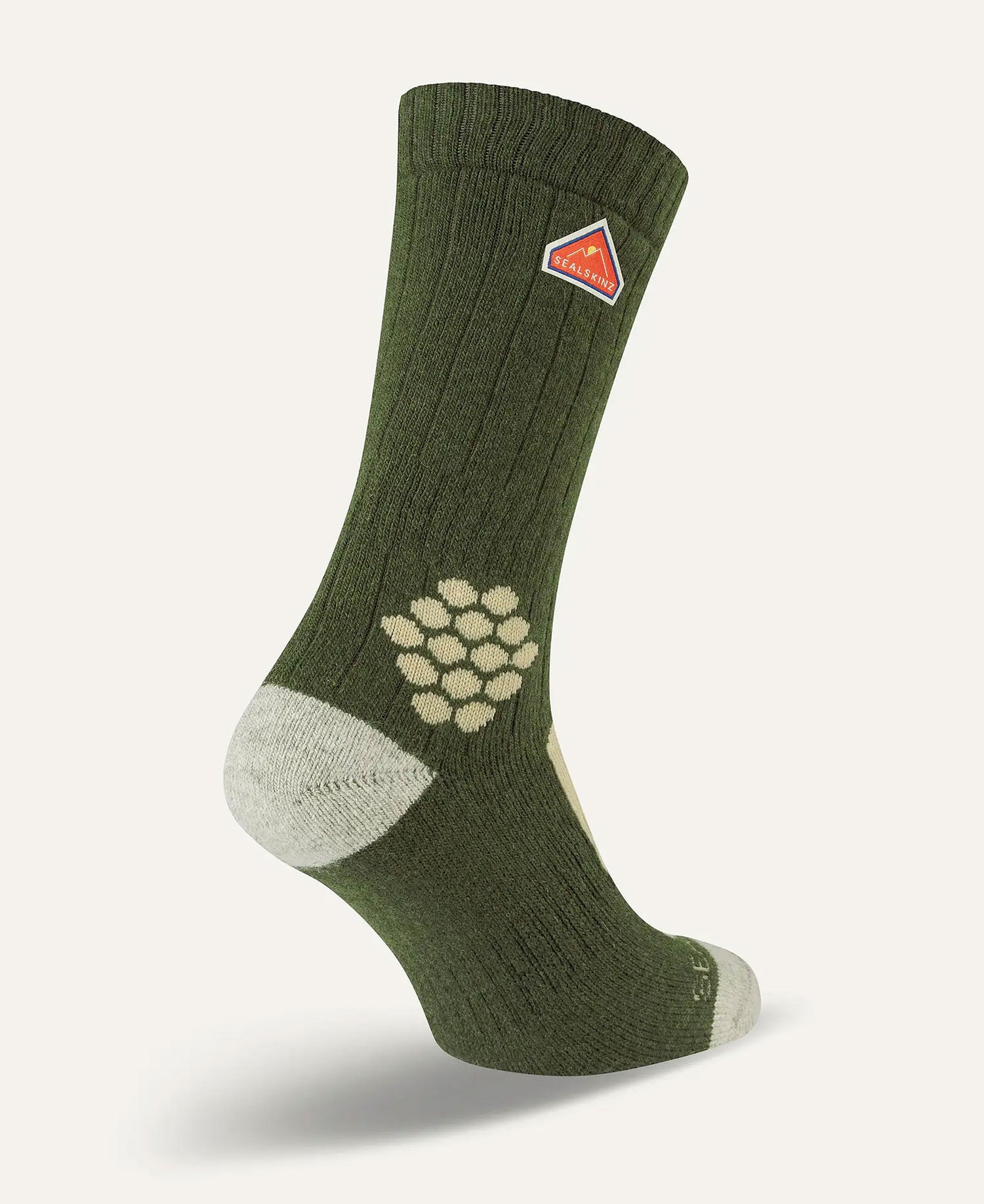 Scarning Recycled Wool And Cashmere Mid Sock - Green