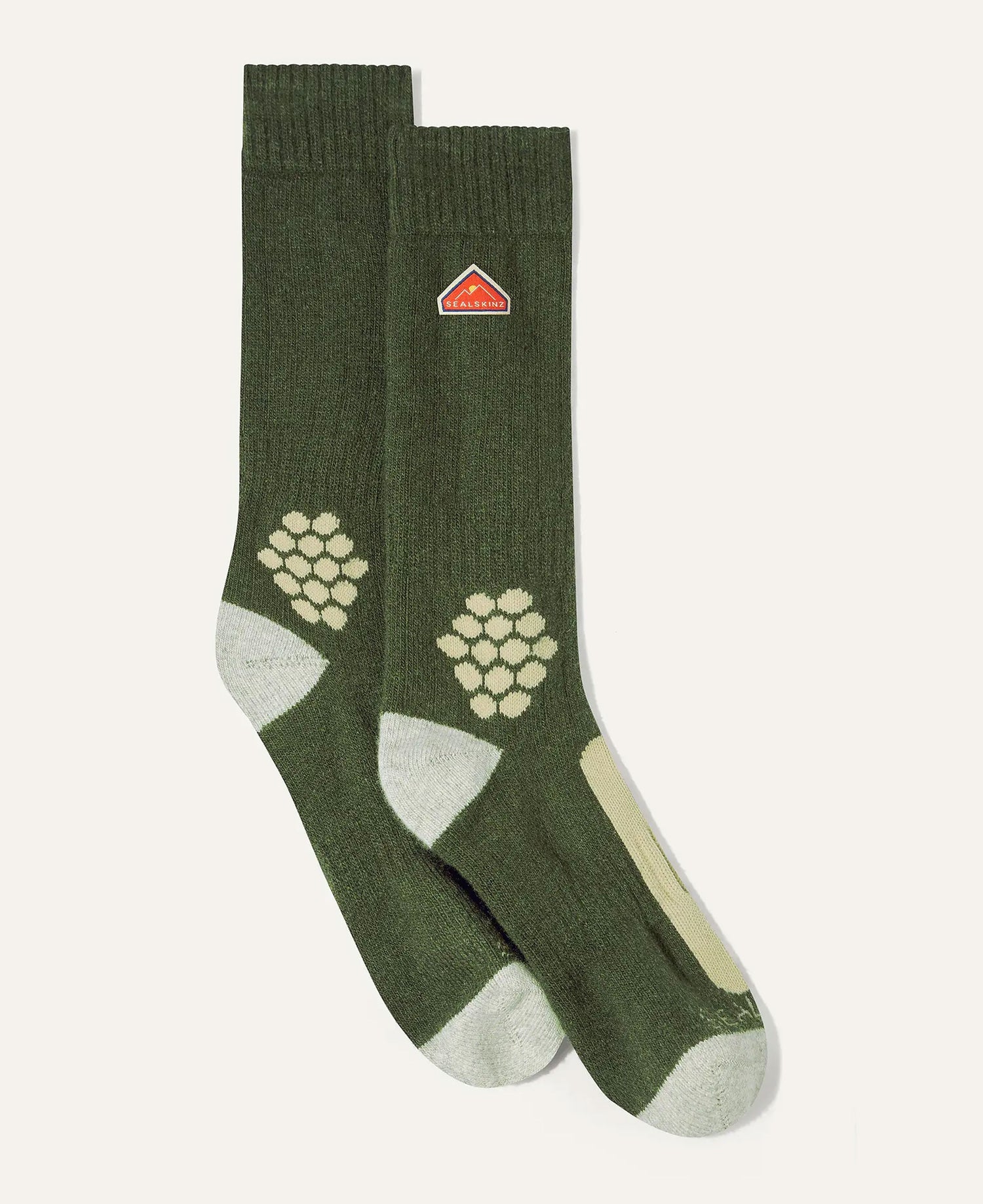 Scarning Recycled Wool And Cashmere Mid Sock - Green
