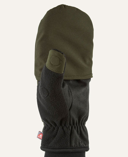 Walpole Windproof Convertible Mitt - Olive