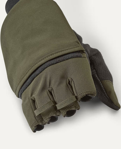 Walpole Windproof Convertible Mitt - Olive