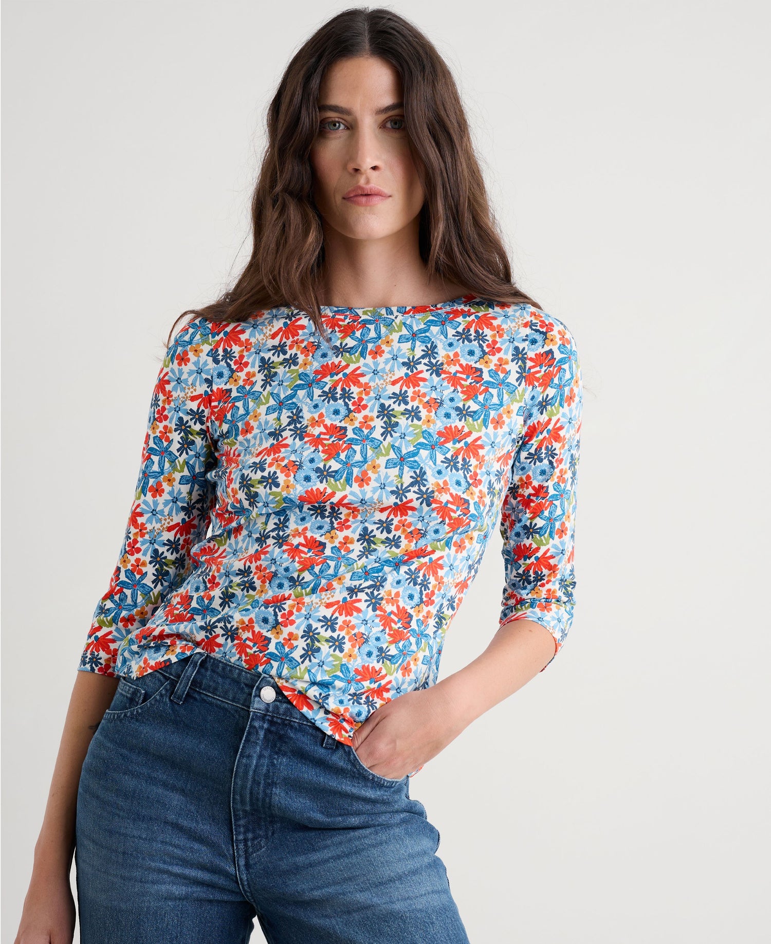 3/4 Sleeve Easel Top - Pastel Garden Chalk