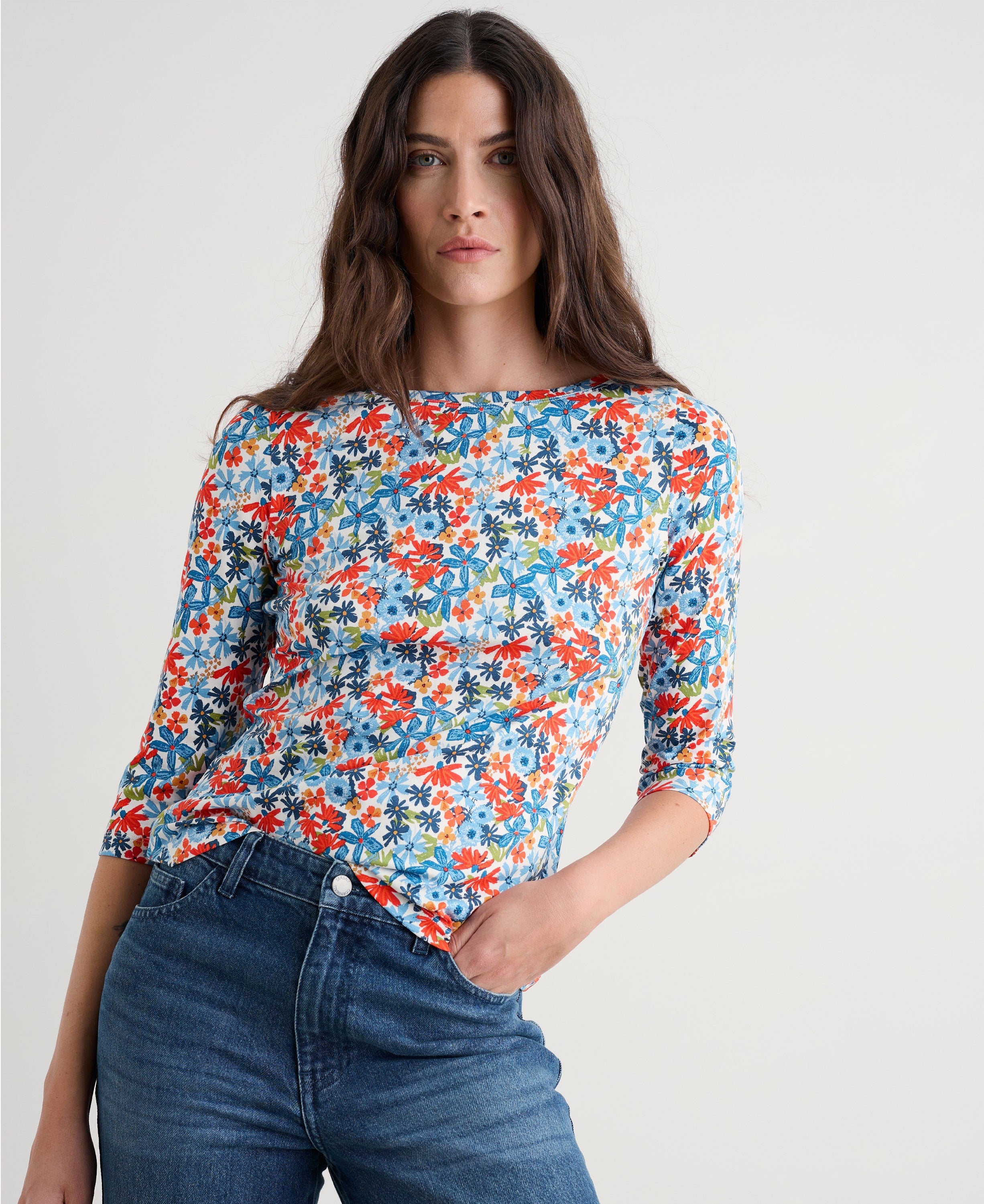 3/4 Sleeve Easel Top - Pastel Garden Chalk