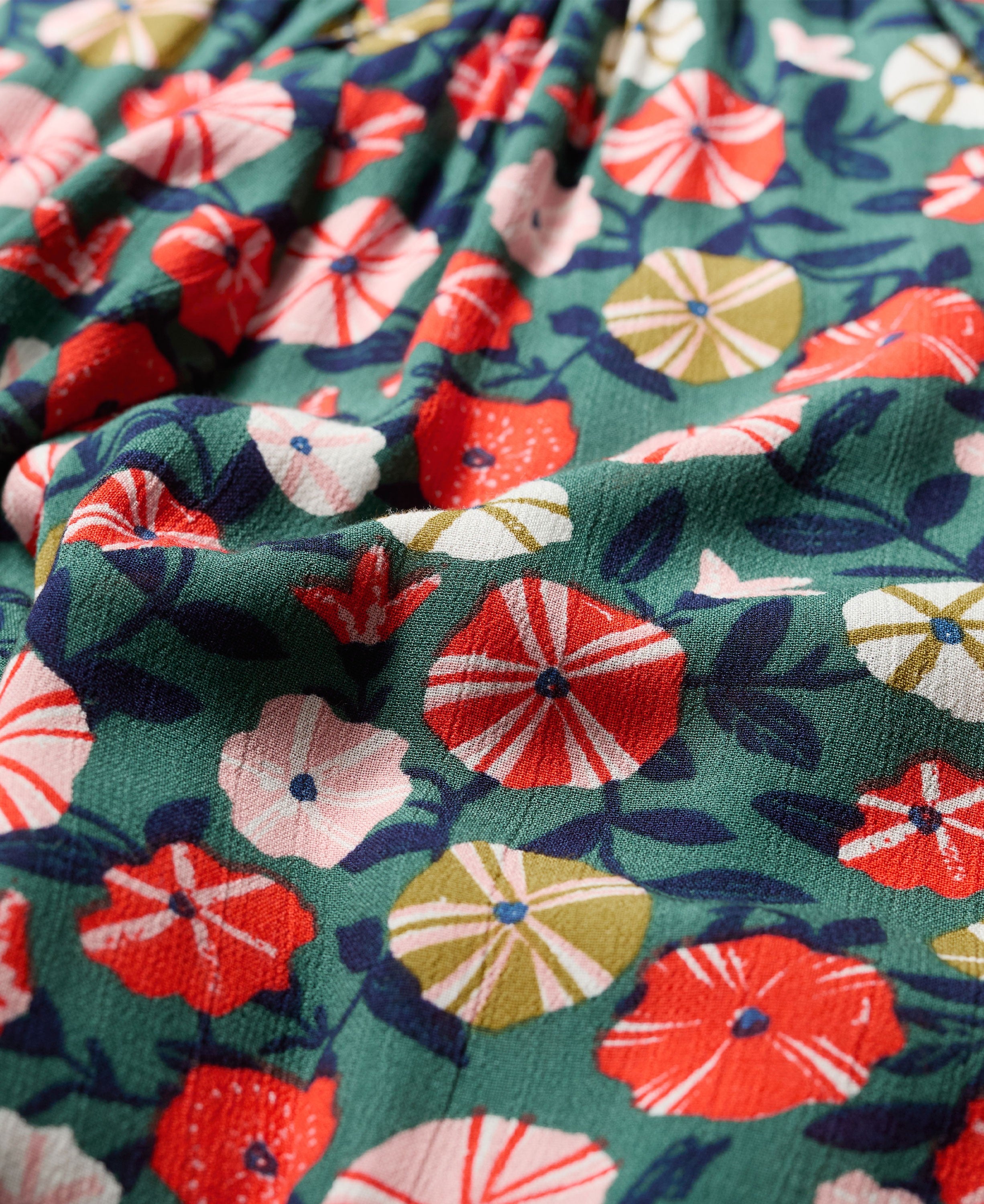 Bridget Midi Tea Dress - Winding Petunias Grove
