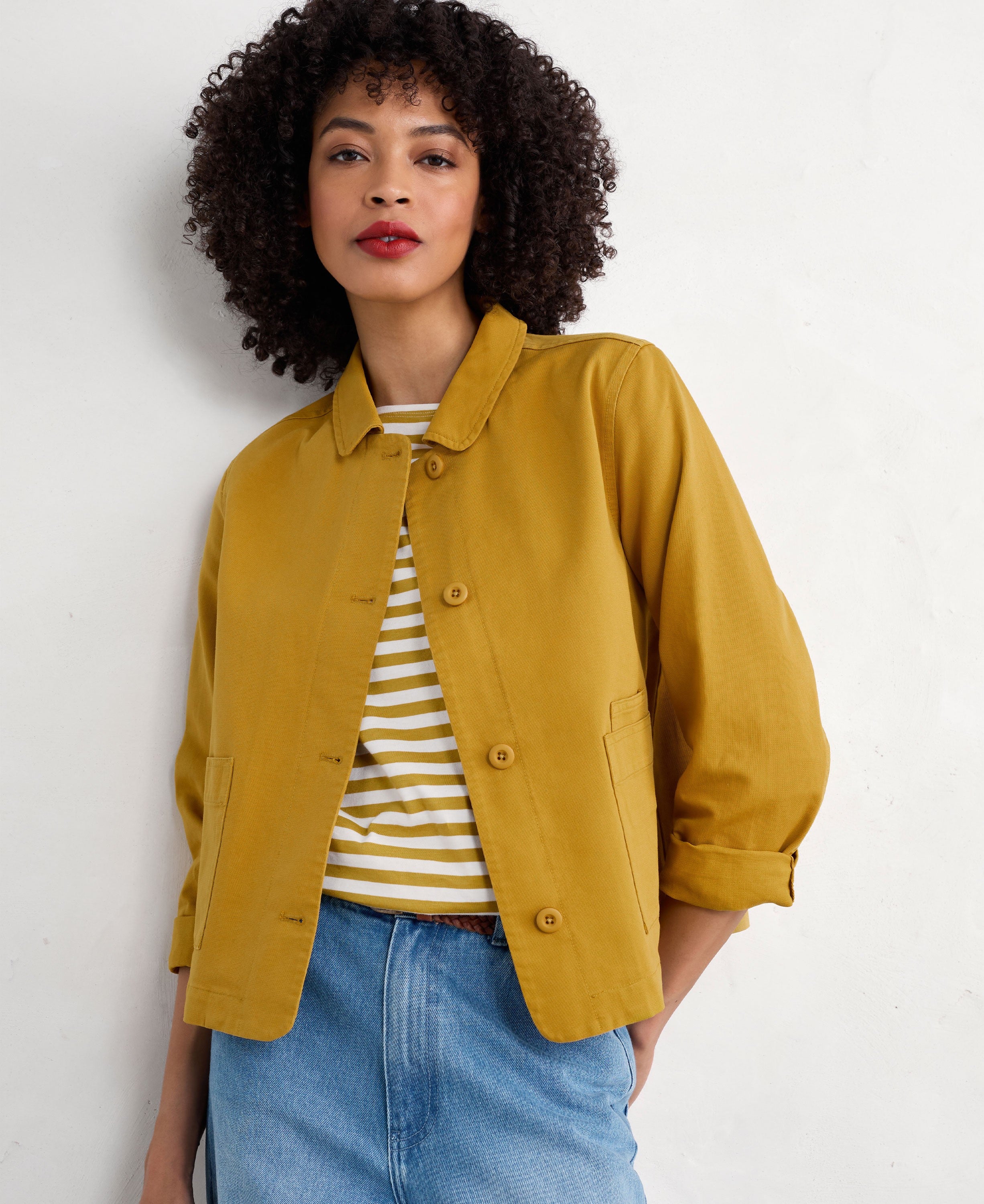 Coombe Lane Cotton Jacket - Chamomile