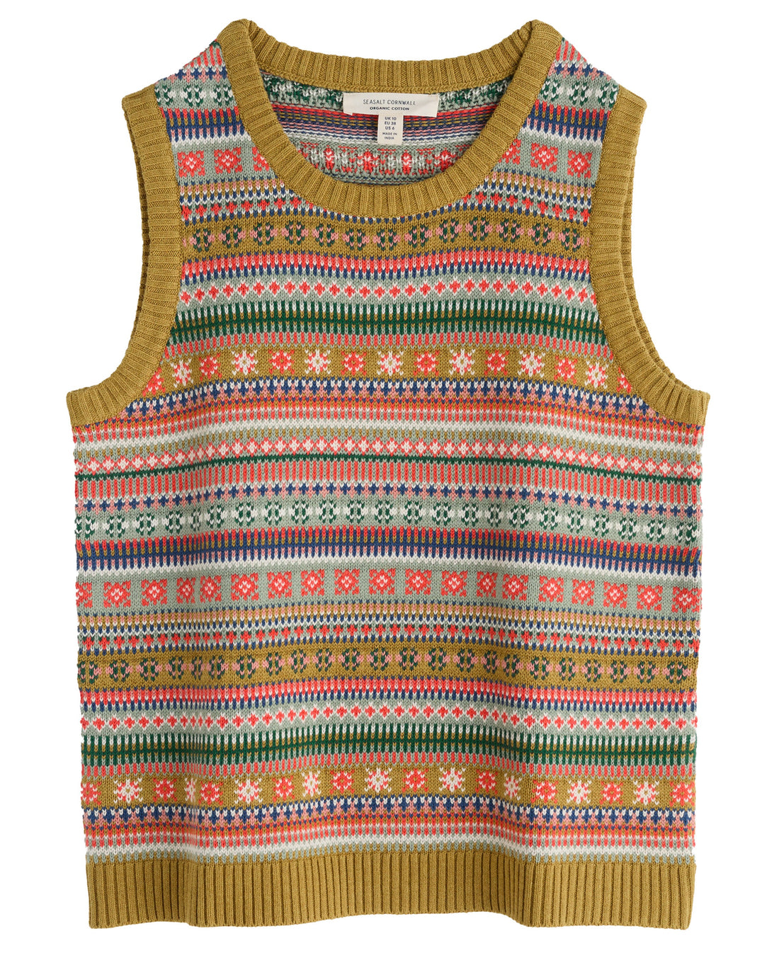 Cove Cottage Vest - Carved Relief Pear Multi