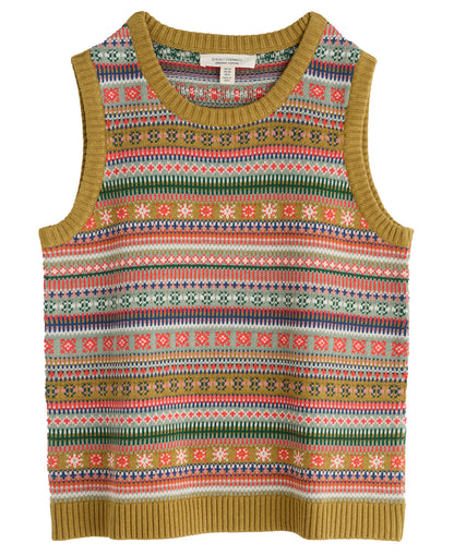 Cove Cottage Vest - Carved Relief Pear Multi