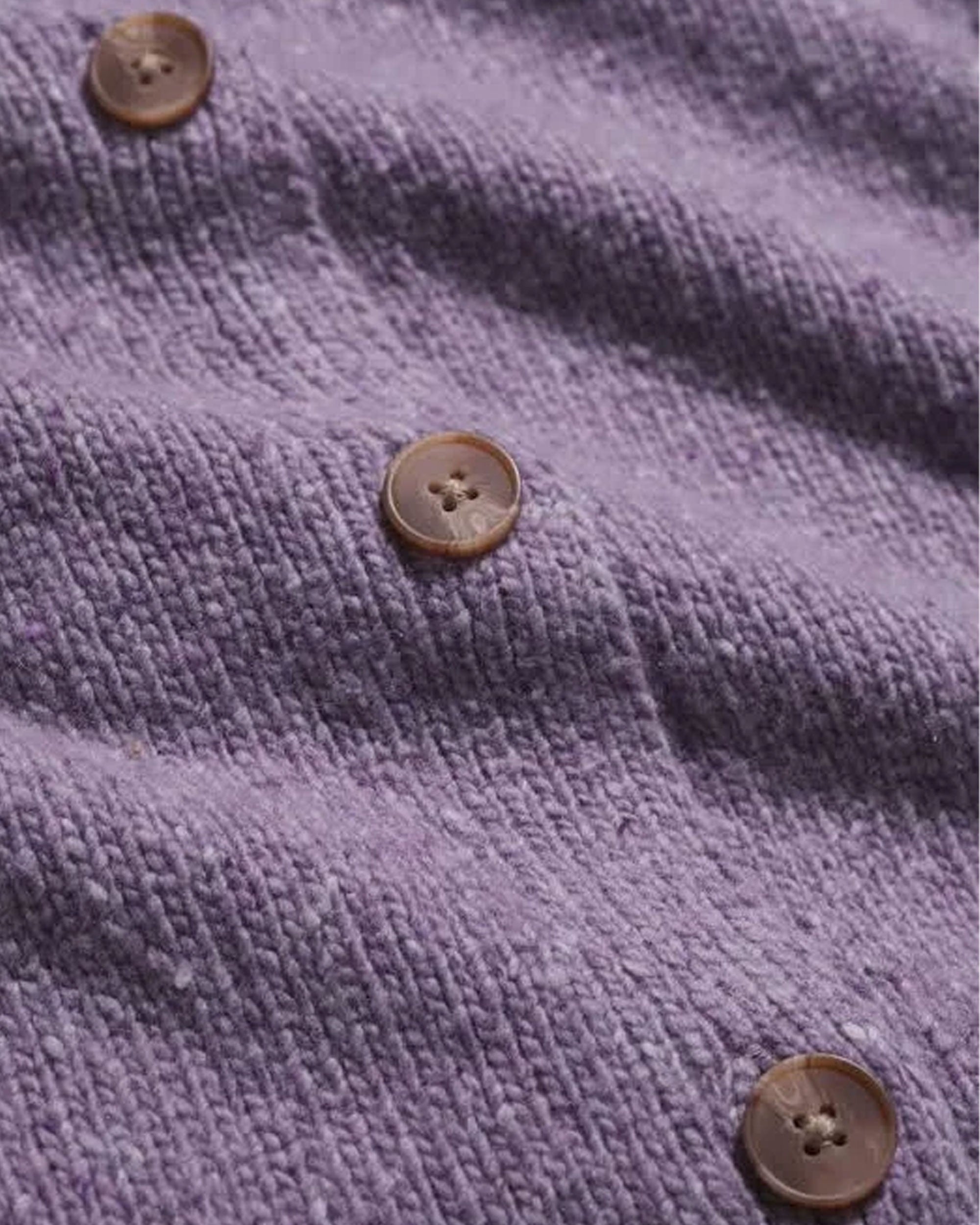 Dawson Pick Cardigan Merino - Grape Thistle