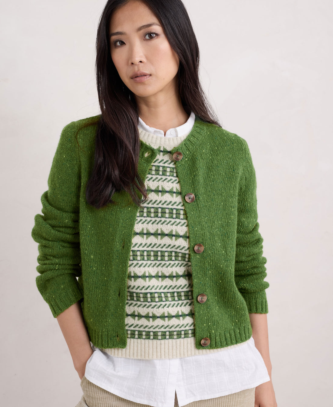 Dawson Pick Cardigan - Grassland