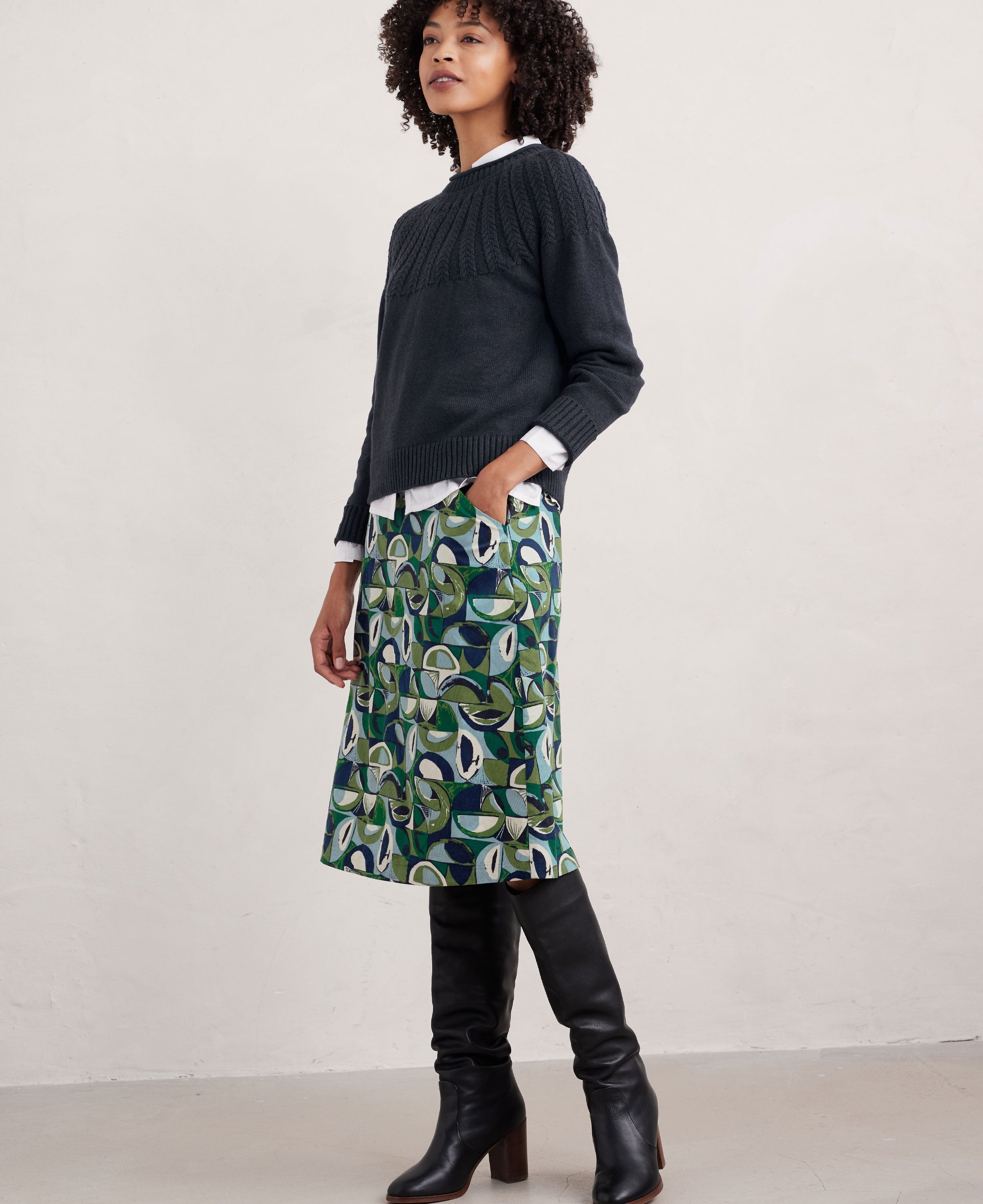 Forest View Skirt - Land Forms Cut Grass