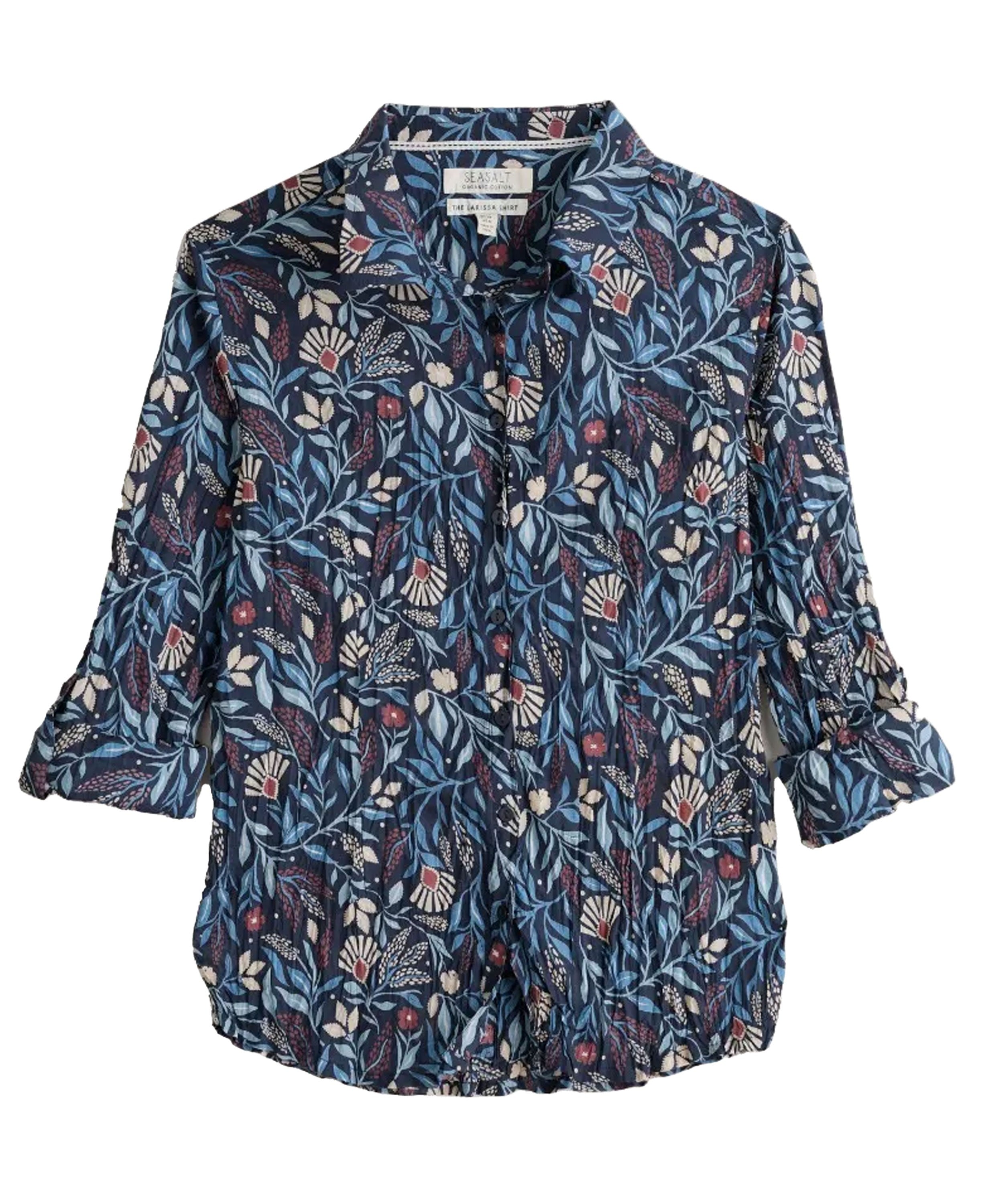 Larissa Shirt - Folk Meadow Maritime