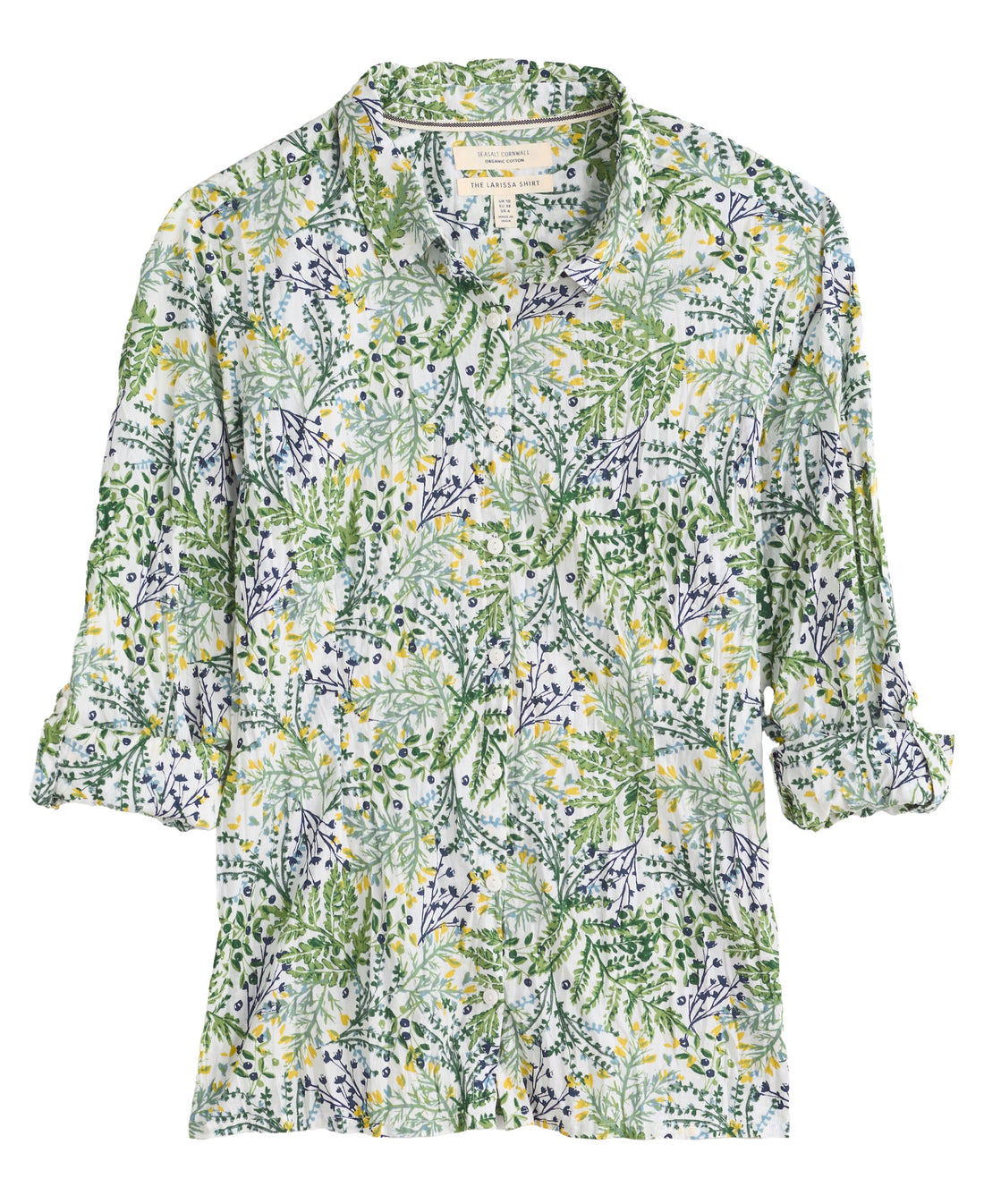 Larissa Shirt - Pressed Fern Chalk