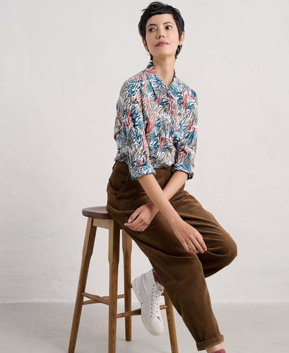 Larissa Shirt - River Kelp Chalk