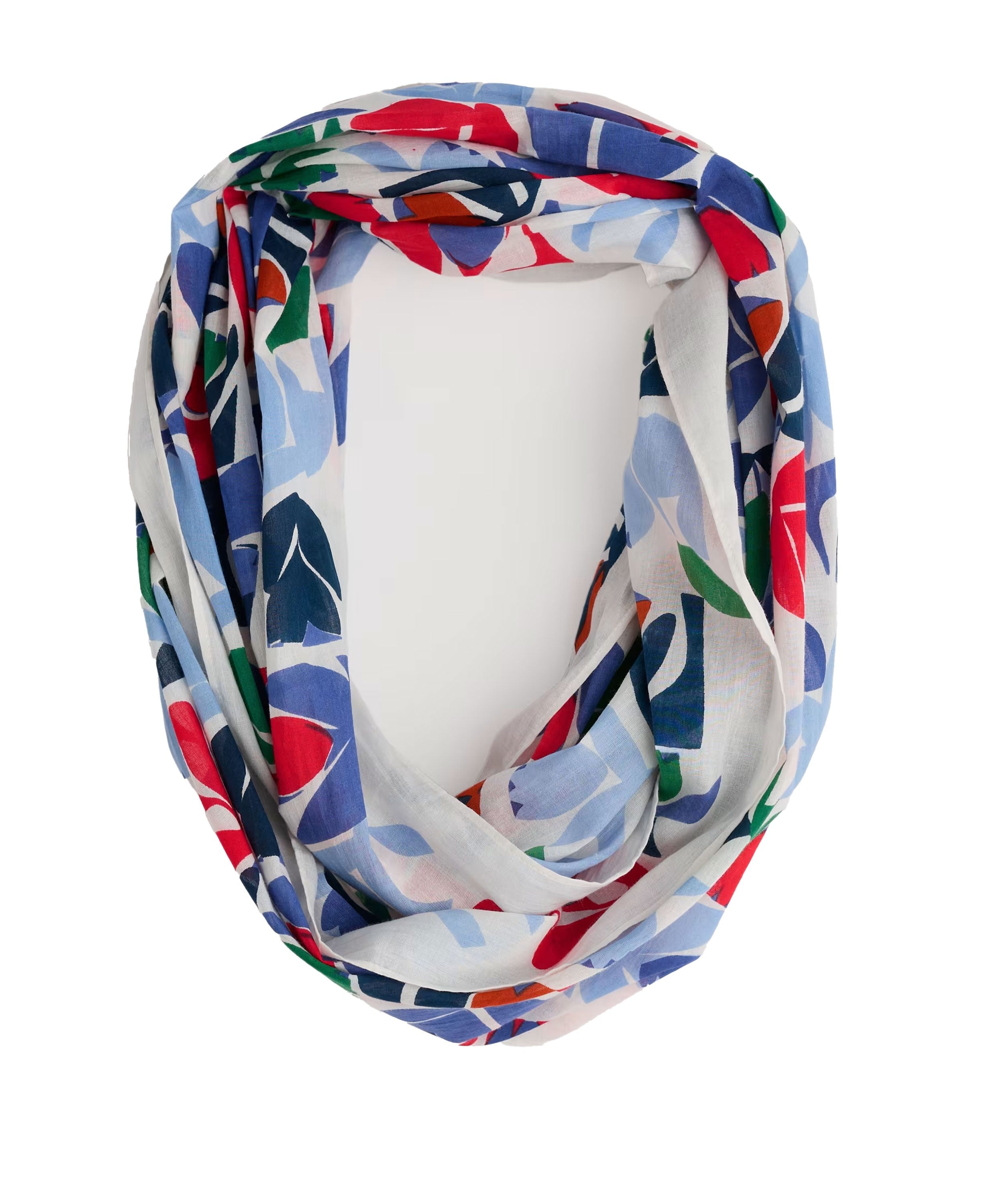 New Everyday Circle Scarf - Floral Cutout Chalk Mix