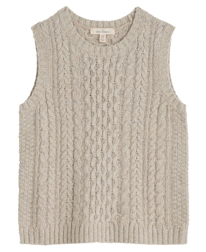 Newlyn Cable Stitch Vest - Aran