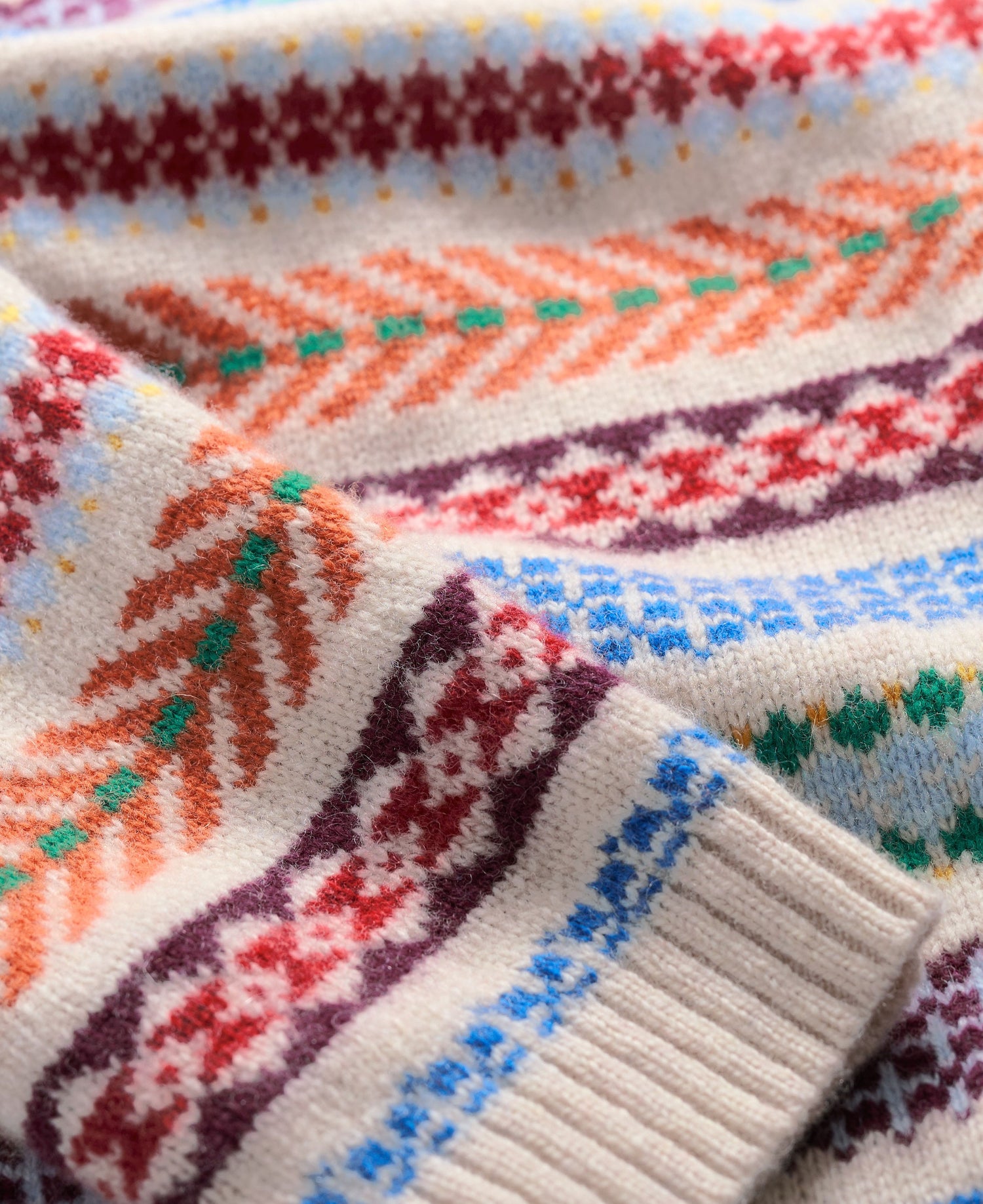 Percella Cove Fair Isle Cardigan - Knit Abstraction Multi